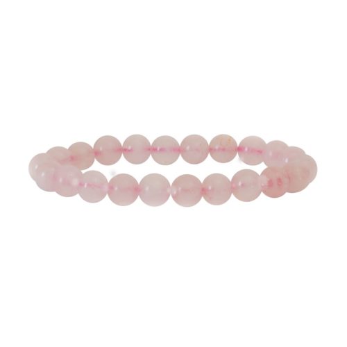 Bracelet Quartz rose 8 mm