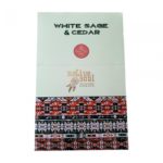 Bâtonnets d’Encens Native Soul White Sage et Cedar 12 x 15 gr