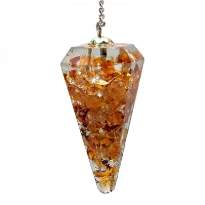 Pendule Orgonite Citrine