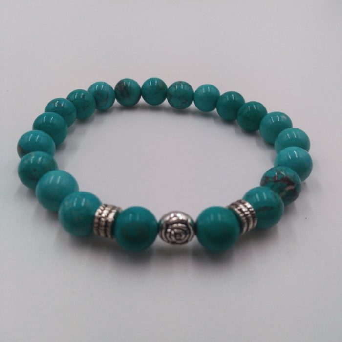Bracelet Turquoise 8 mn